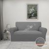 Easy-Going 100% Waterproof Oversized Loveseat Couch Cover, Dual Waterproof Sofa Cover, Stretch Jacquard Sofa Slipcover, Leakproof Furniture Protector for Kids, Pets, Dog and Cat, Grey view 2