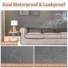 Easy-Going 100% Waterproof Oversized Loveseat Couch Cover, Dual Waterproof Sofa Cover, Stretch Jacquard Sofa Slipcover, Leakproof Furniture Protector for Kids, Pets, Dog and Cat, Grey view 3