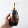 Soap Dispenser Soap Dispenser for Kitchen Sink Soap Dispenser for Lotion Dish Soap Body Wash Ceramic Soap Pump, 14.20 Oz /400 ml Soap Bottle for Hand Soap, Soap, Lotion (Brown) Hand Soap Dispenser view 4