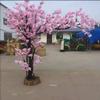 LPLYAA Indoor Outdoor Simulation Plant Pink Artificial Cherry/Peach Blossom Tree, Fake Silk Flower Decoration, Wedding Event Party Restaurant Mall Decor (Size : 1.2x1m/3.9x3.2ft) view 1