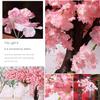 LPLYAA Indoor Outdoor Simulation Plant Pink Artificial Cherry/Peach Blossom Tree, Fake Silk Flower Decoration, Wedding Event Party Restaurant Mall Decor (Size : 1.2x1m/3.9x3.2ft) view 4