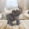 FC Design 6" H Wildlife Baby Elephant with Trunk Up Figurine Statue Home/Room Decor Ideas for House Warming, Holidays and Birthdays Great Collectible Addition view 1