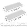 WYHBXD Drain Pan, Portable Air Conditioners Plastic Tray Condensate Water Drip Tray, Ac Drip Cushion Air Conditioner Drain Hose Kit (Color : 1-2P 81.5cm/32in, Size : 4m Water Pipe) view 2