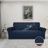 Easy-Going 100% Waterproof Couch Cover, Dual Waterproof Sofa Cover, Stretch Jacquard Sofa Slipcover, Leakproof Furniture Protector for Kids, Pets, Dog and Cat (Oversized Sofa, Dark Blue) view 2