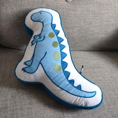 ABREEZE Dinosaur Shaped Pillow Bed Decor Little Girls Boys Toy Cute Room Decor & Plane Pillow for Bedroom Sofa Chair Decorative Pillows