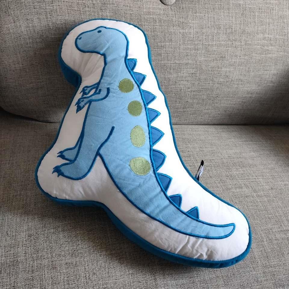 ABREEZE Dinosaur Shaped Pillow Bed Decor Little Girls Boys Toy Cute Room Decor & Plane Pillow for Bedroom Sofa Chair Decorative Pillows