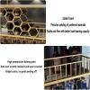 Ceiling Wine Rack - Hanging Floating Shelves, Gold Plant Stand Wine Bottle Rack, Bar Storage Shelves with Glass Holder, Display Rack for Home / Dining / Room / Kitchen, Easy to install ( Size : 90*30* view 3