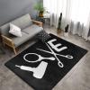 Scissors and Comb Hair Stylist Area Rugs Home Decor Floor Mats Living Room Bedroom Kitchen Carpet 60 X 39 Inch view 3