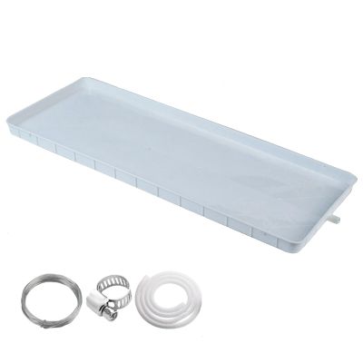 Air Conditioning Drain Tray, Drain Pan with Hose, Universal Outdoor Air Conditioner Drip Tray, Drainage Pan for Universal Split Air Conditioner Heat Pump Systems (Color : 3-5P, Size : with 5m Hose)
