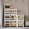HomeLoft Basics Foldable Storage Cabinet Shoe Cabinet Living Room Multi-Layer Plastic Storage Cabinet Household Snacks Toys Organizing Box Storage Cabinet (2 tiers) view 1