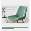 AMZSAKE Solid Color Set of 2 Chair Covers Anti-Slip with Elastic Straps Dining Chair Covers Modern Chair Covers Pet Protector for Hotel Party Restaurant view 3
