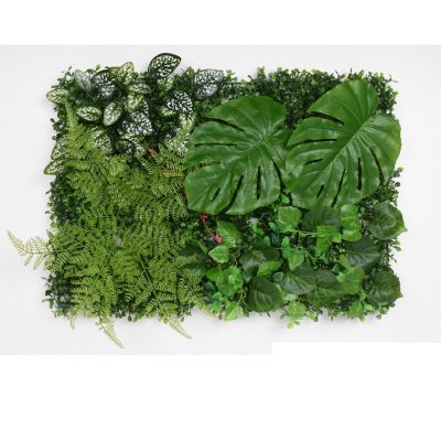 AFGZQ Artificial Boxwood Hedge Panels, Green Backdrop Wall, UV Protected Privacy Hedge Screen Fence for Indoor Outdoor Home Decor (Color : No. 8, Size : 60x40cm/23.6in x 15.7in)
