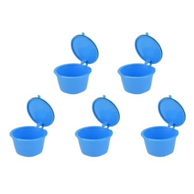 Coffee Capsule Filter Cup, Reusable Coffee Capsule Filter Cup Metal Coffee Filter for Keurig Metal Coffee Filter for Coffee Machine Accessories (Blue)