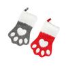 Ciieeo Dog Stocking Christmas Decor Xmas Stockings for Dogs Festive Hanging Socks Decorations Present Bags view 1
