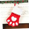 Ciieeo Dog Stocking Christmas Decor Xmas Stockings for Dogs Festive Hanging Socks Decorations Present Bags view 2