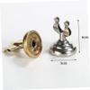 DECHOUS 2pcs Mini U Shaped Table Number Holders, 4cm Stainless Steel view 3