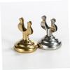 DECHOUS 2pcs Mini U Shaped Table Number Holders, 4cm Stainless Steel view 4