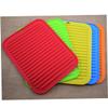 Ciieeo Wave Pattern Insulation Mat for Kitchen Storage Non- Draining Tray for Dish Drying Sky Easy to Clean and view 2