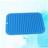 Ciieeo Wave Pattern Insulation Mat for Kitchen Storage Non- Draining Tray for Dish Drying Sky Easy to Clean and view 3
