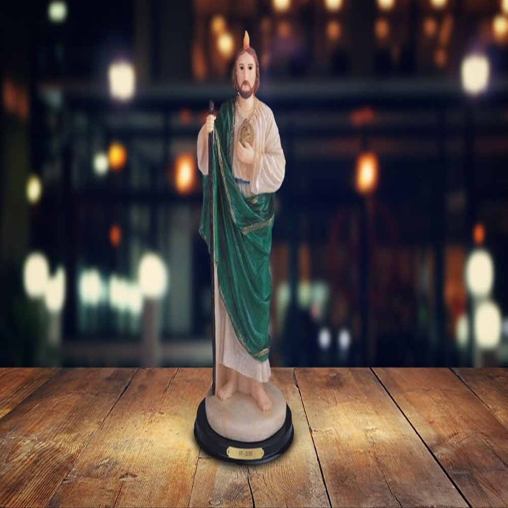 FC Design 9" H Saint Jude Statue Holy Figurine Statue Home/Room Decor Ideas for House Warming, Holidays and Birthdays Great Collectible Addition