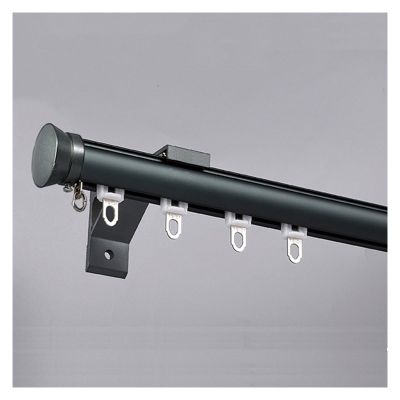 NOIRDA Room Divider Curtain Rail, Aluminium Room Divider Curtain Track Set, 100-600cm, Wall Mount Installation, with All Accessories(Color:Blue,Size:300cm/2 * 150cm)