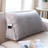 APLUSH Sofa Wedge Reading Pillow Back Support Cushion Throw Cushions, for Couch Bed Triangular Bedrest Corner Lumbar Neck Back Support Pillows with Removable Cover,J,70 * 35 * 20CM view 1