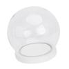ABOOFAN 1pc Elegant Preserved Flower Glass Dome Base for Home Decor Dried Flower Display Case Glass Cloche Cover for Collectibles Modern Centerpiece for Living Room Parties and More view 1