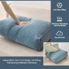 APLUSH Couch Pillows,Classic Large Sofa Back Waist Cushion, Comfort Reading Pillow Lumbar Support Pillow, for Sofa,Bedside,Bay Window,Yellow,28x18x5inches view 2