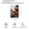 Dunmat Modern Astronaut Window Privacy Film Colourful Garden View Nature Stained Glass Window Film Sun Blocking Heat Control Decorative Window Covering Film for Home Office 23.6Wx35.4L inch view 2