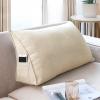 APLUSH Sofa Wedge Reading Pillow Back Support Cushion Throw Cushions, for Couch Bed Triangular Bedrest Corner Lumbar Neck Back Support Pillows with Removable Cover,G,60 * 35 * 20CM view 1