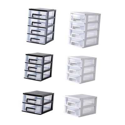 Outanaya Two-layer Storage Cabinet Drawer Design Organizer for Desktop Office Bathroom and Living Room Efficient Sorting and Neat Storage