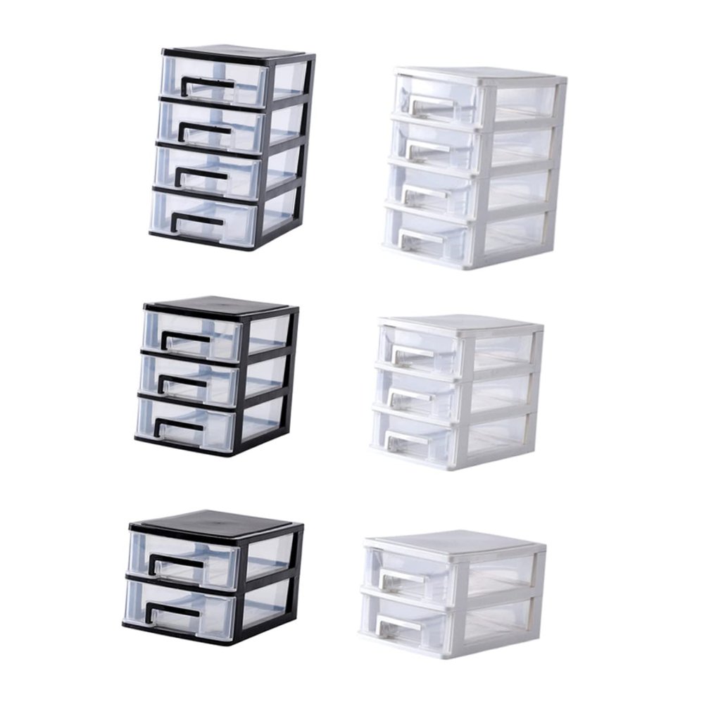 Outanaya Two-layer Storage Cabinet Drawer Design Organizer for Desktop Office Bathroom and Living Room Efficient Sorting and Neat Storage