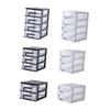 Outanaya Two-layer Storage Cabinet Drawer Design Organizer for Desktop Office Bathroom and Living Room Efficient Sorting and Neat Storage view 1