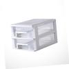 Outanaya Two-layer Storage Cabinet Drawer Design Organizer for Desktop Office Bathroom and Living Room Efficient Sorting and Neat Storage view 2