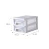Outanaya Two-layer Storage Cabinet Drawer Design Organizer for Desktop Office Bathroom and Living Room Efficient Sorting and Neat Storage view 3