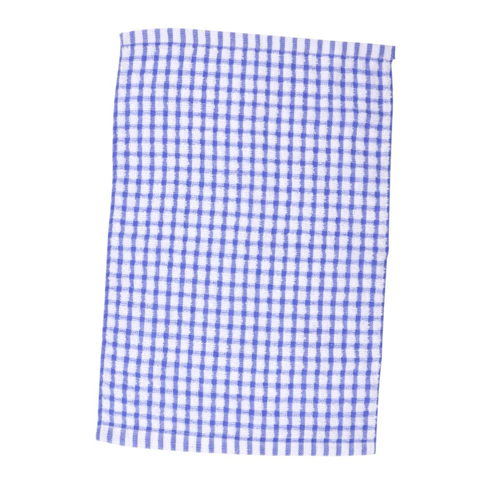 Zerodeko High Duty Absorbent Kitchen Towel 40x27cm Tea Towel Cotton Tea Cloth Blue Non-Stick Fast Dry
