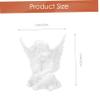 ABOOFAN 2pcs Resin Angel Ornaments Christmas Angel Figurines Statue Decorative Decor Black view 4
