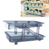 Soda Can Organizer for Refrigerator,2 Tier Automatic Rolling Stackable Beverage Can Dispenser Rack Adjustable Width Drink Container Holder for Fridge view 3