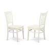 HomeStock Southwestern Dining Set - 9 Piece Oval Table8 Chairs - Linen White Kitchen Furniture view 3