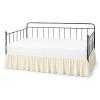 Rlinen Daybed Bed Skirt Twin Size, 20-Inch Drop Ruffled Daybed Bedskirt, 100% Microfiber, Ivory Daybed Skirt for Living Room and Guest Room view 1