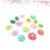 Ciieeo 20pcs Flower-Shaped Magnetic Resin Fridge Stickers Random Little for Home Kitchen Decor view 3