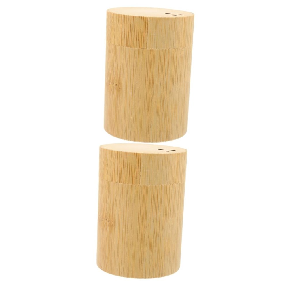 DECHOUS 2pcs Box Bamboo Toothpick Dispenser Toothpick Holder Reusable Home Charcuterie Accessory