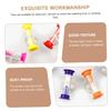 Ciieeo 5pcs Boys and Girls Toothbrushing Sandglass Timer Hourglass Timer Boys and Girls view 2