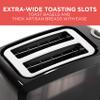 BLACK+DECKER 2-Slice Toaster, T2569B, Extra Wide Slots, 6 Shade Settings, 850 Watts, Crub Tray & Flip Waffle Maker, WM1404S, 7" Round Belgian Waffles, Ready Light Indicator view 4