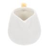 DECHOUS 1pc Ceramic Milk Jug Handle Multi-functional Pouring Milk Cup for Home Cafe Retro Design Container White Safe for Daily Use view 1