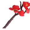 ABOOFAN 60cm Length Silk Artificial Blossom Flowers Set of 5 Red Peony Fake Flowers for Bridal Party Dec view 4