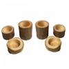 ABOOFAN Elegant Wooden Stump Candle Holders Tea Light Decoration Perfect for Wedding Dinner Party Home Bar view 2