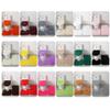UEAUY Bathroom Rugs Sets 3 Piece Thick Fluffy Soft Bathroom Rugs and U-Shaped Toilet Mat Washable Absorbent Floor Mat Yellow view 4