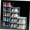 IMIKEYA 5 Pack Detachable PP Shoe Boxes for Closet Storage view 2