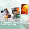 AKYLDI Glass Bag Vase, Handmade Cute Fishbowl Purse Glass Vase, for Flowers/Home Dcor/Office,Style2-Green view 4